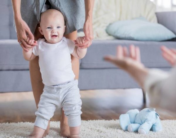 Ejercicios que le ayudarán a tu bebé a caminar